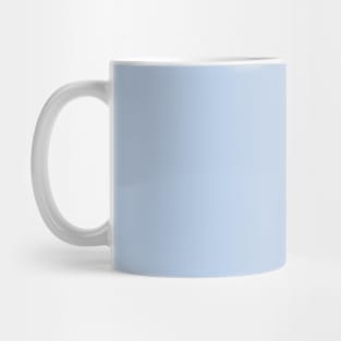 Minimalist pale dusty blue color decor Mug